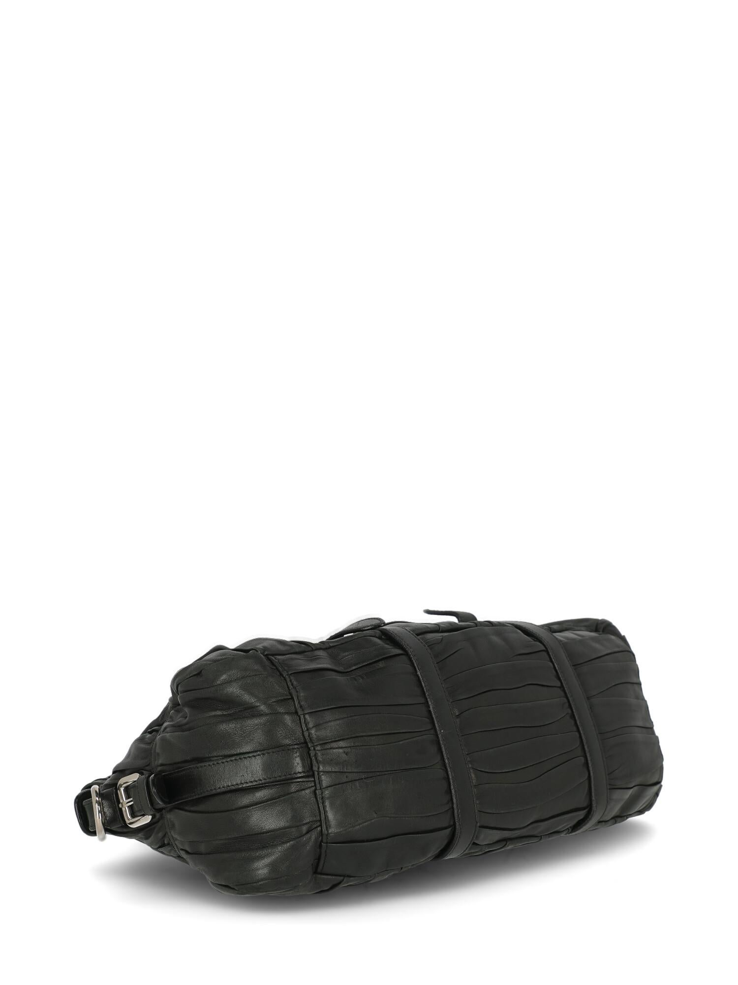 Prada Women Handbags Black Leather  For Sale 1