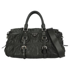 Prada Women Handbags Black Leather 