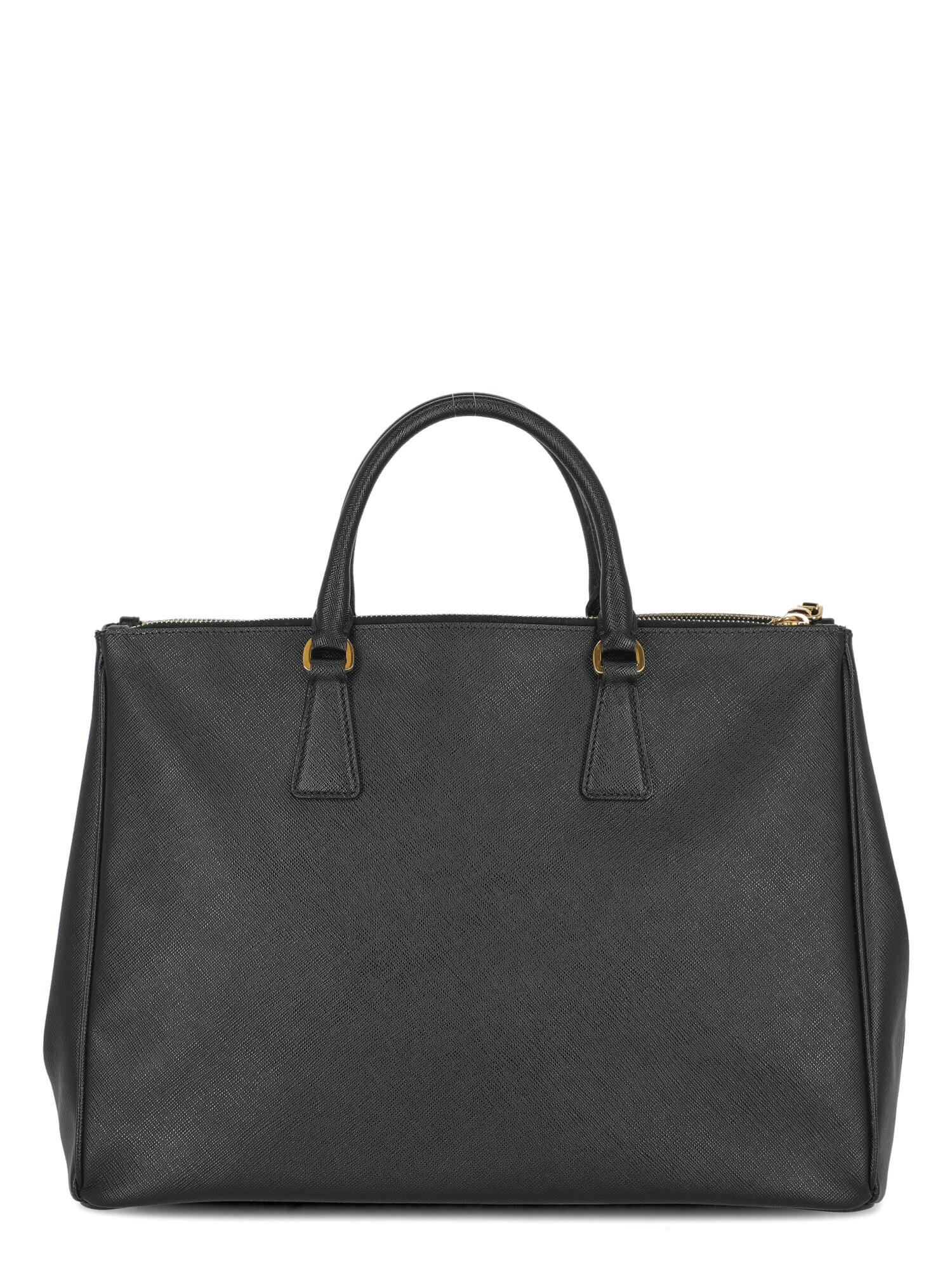 Women's Prada Women  Handbags Galleria Black Leather For Sale