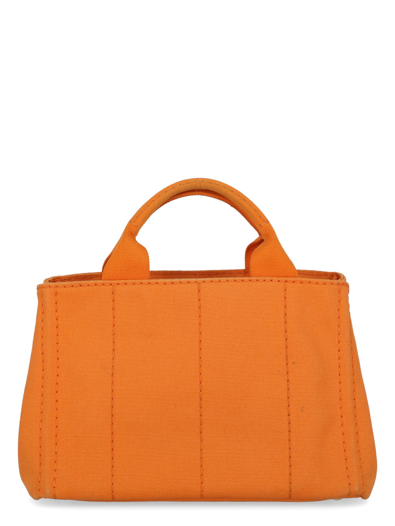 Prada  Women   Handbags  Orange Fabric  In Good Condition For Sale In Milan, IT