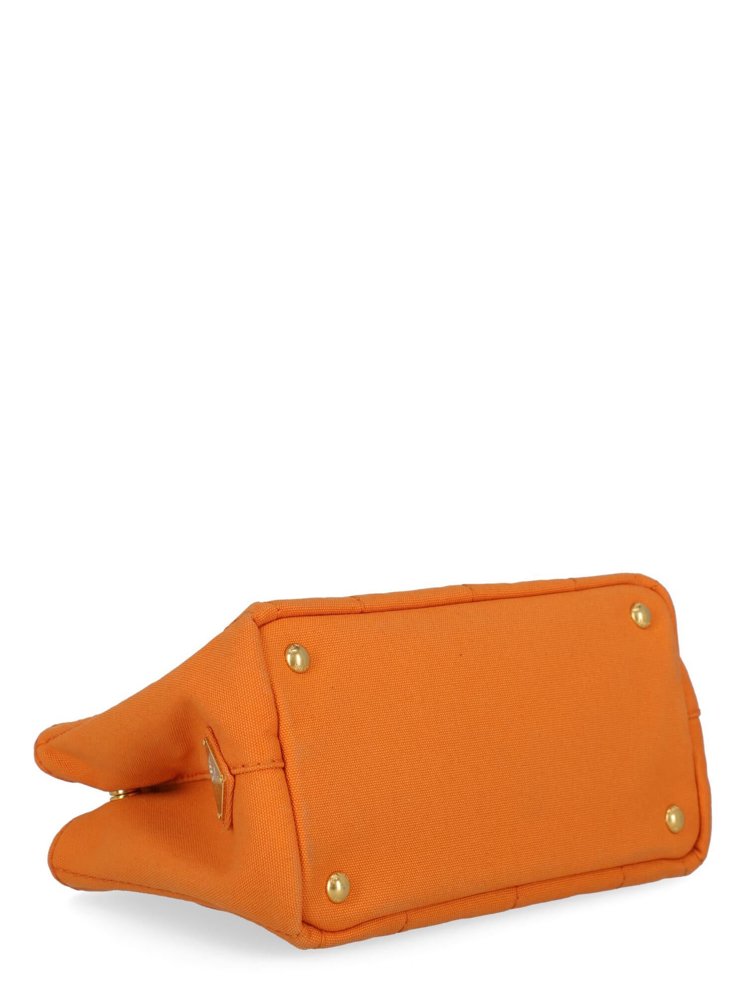 Women's Prada  Women   Handbags  Orange Fabric  For Sale