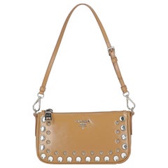 Prada Women Shoulder bags Camel Color Leather