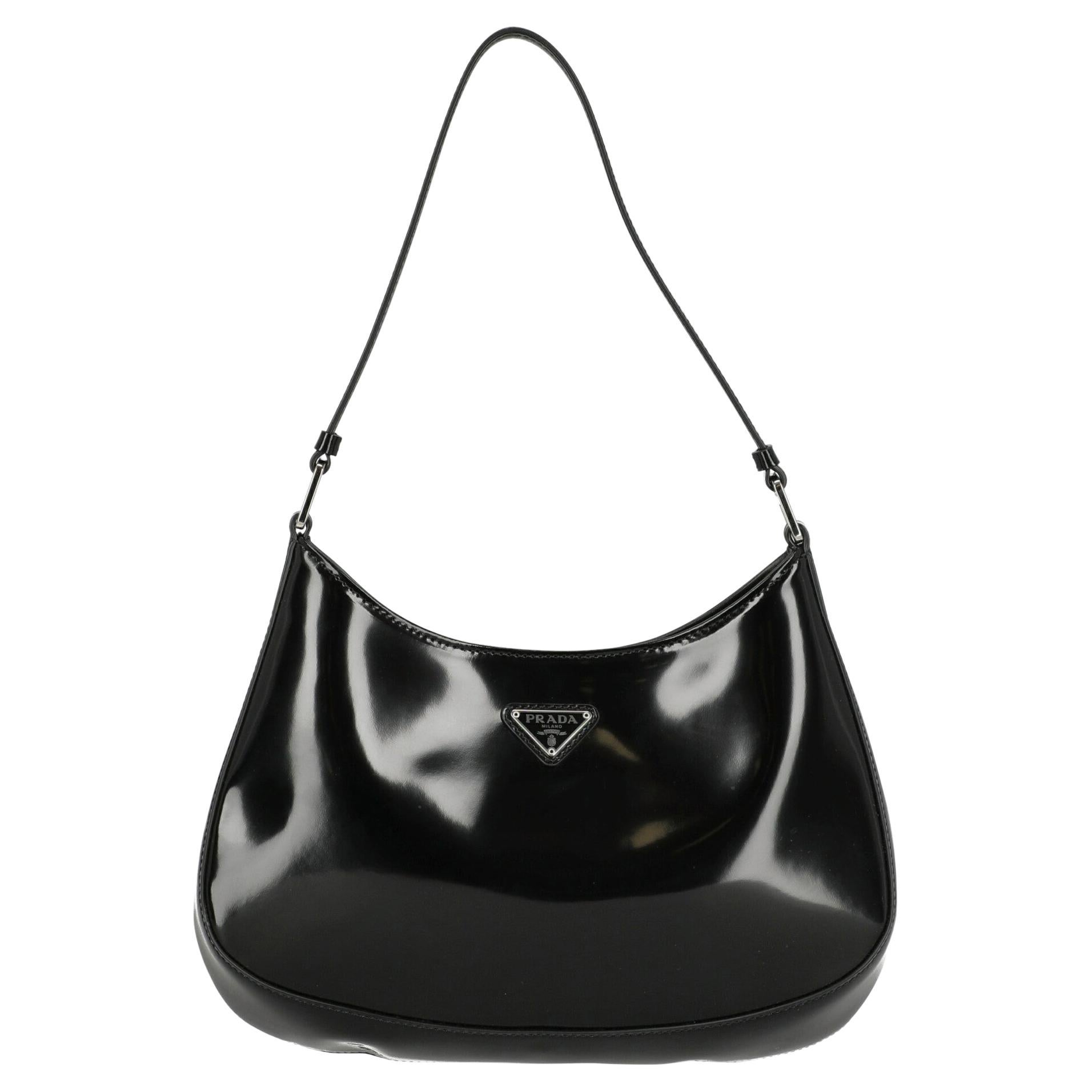 NEW Prada Black Cleo Leather Hobo Shoulder Bag at 1stDibs