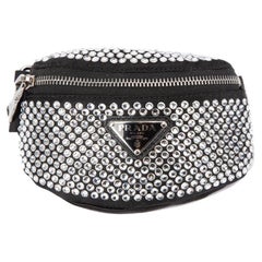 Prada Women's Crystal Embellished Mini Pouch