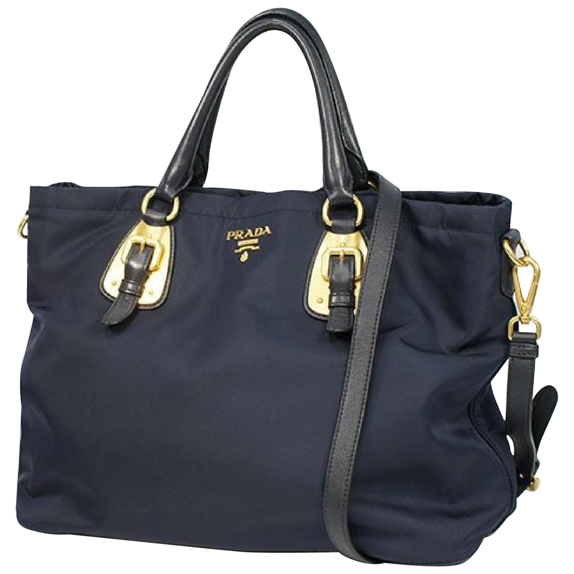 PRADA Womens handbag BN1902 Navy