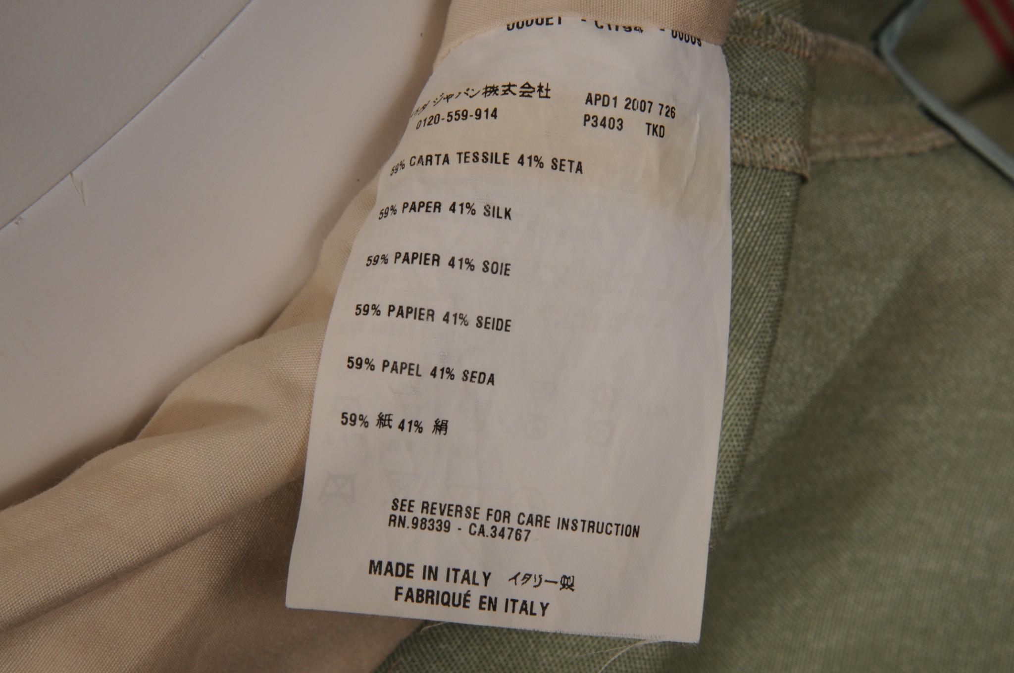 Prada Womens Tribal Pattern Dress Size IT 38 Pleated Silk Tan Olive Orange Black en venta 5