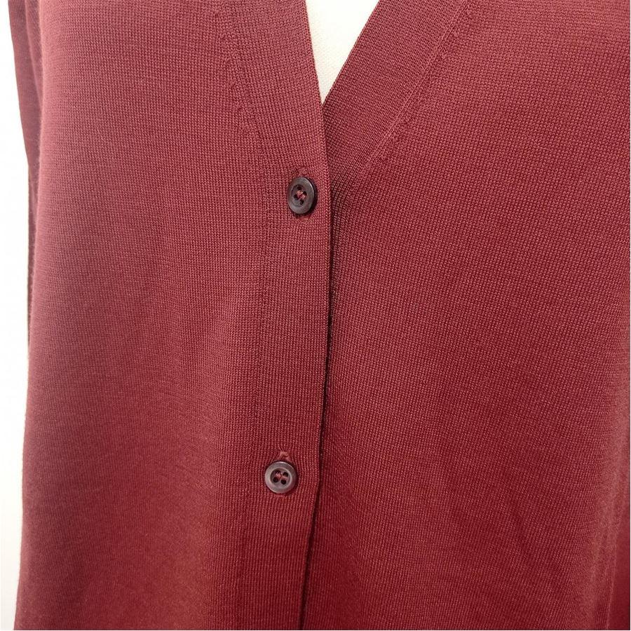 Prada Wool cardigan size 44 In Excellent Condition For Sale In Gazzaniga (BG), IT