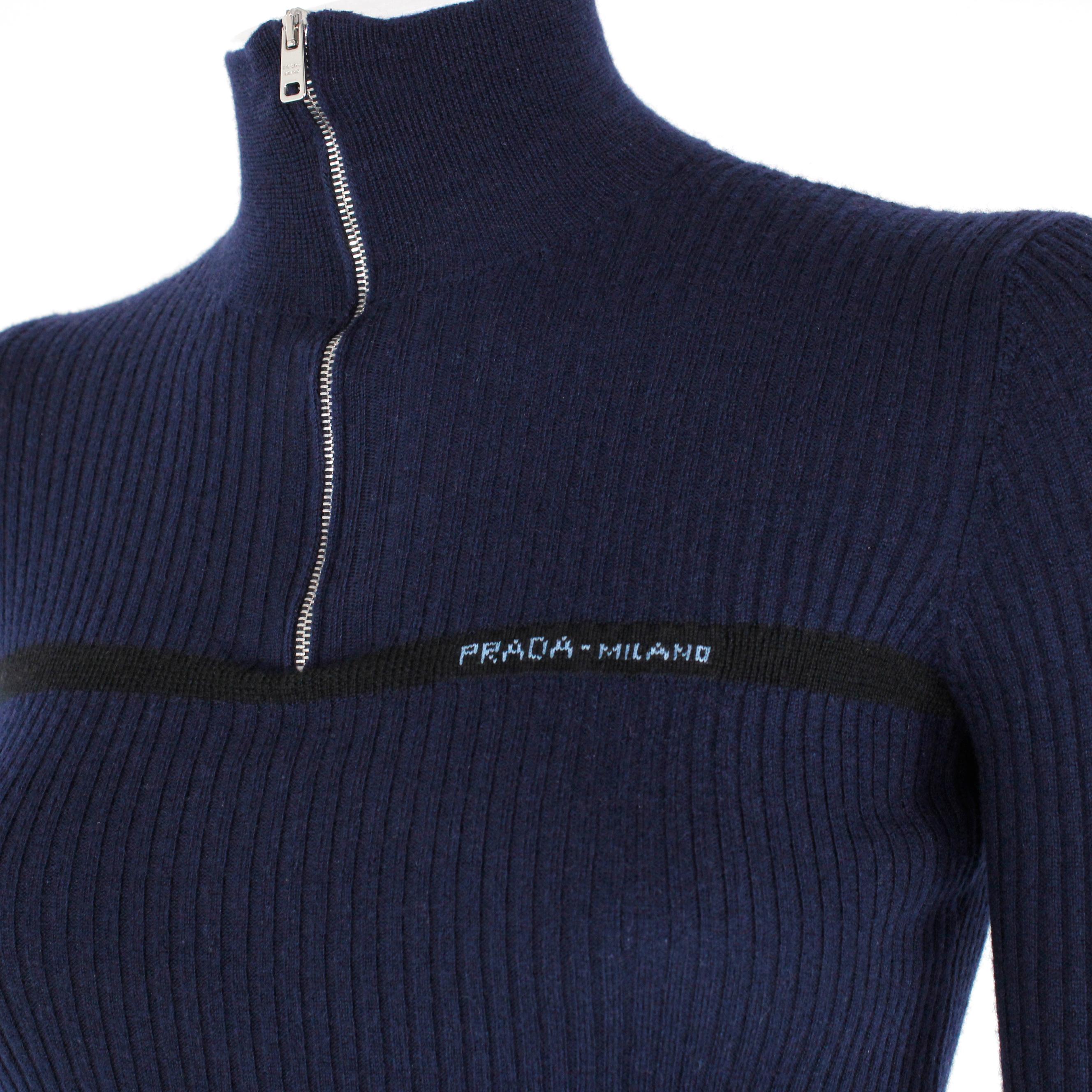 Prada Wool Dress  In Excellent Condition For Sale In Bressanone, IT