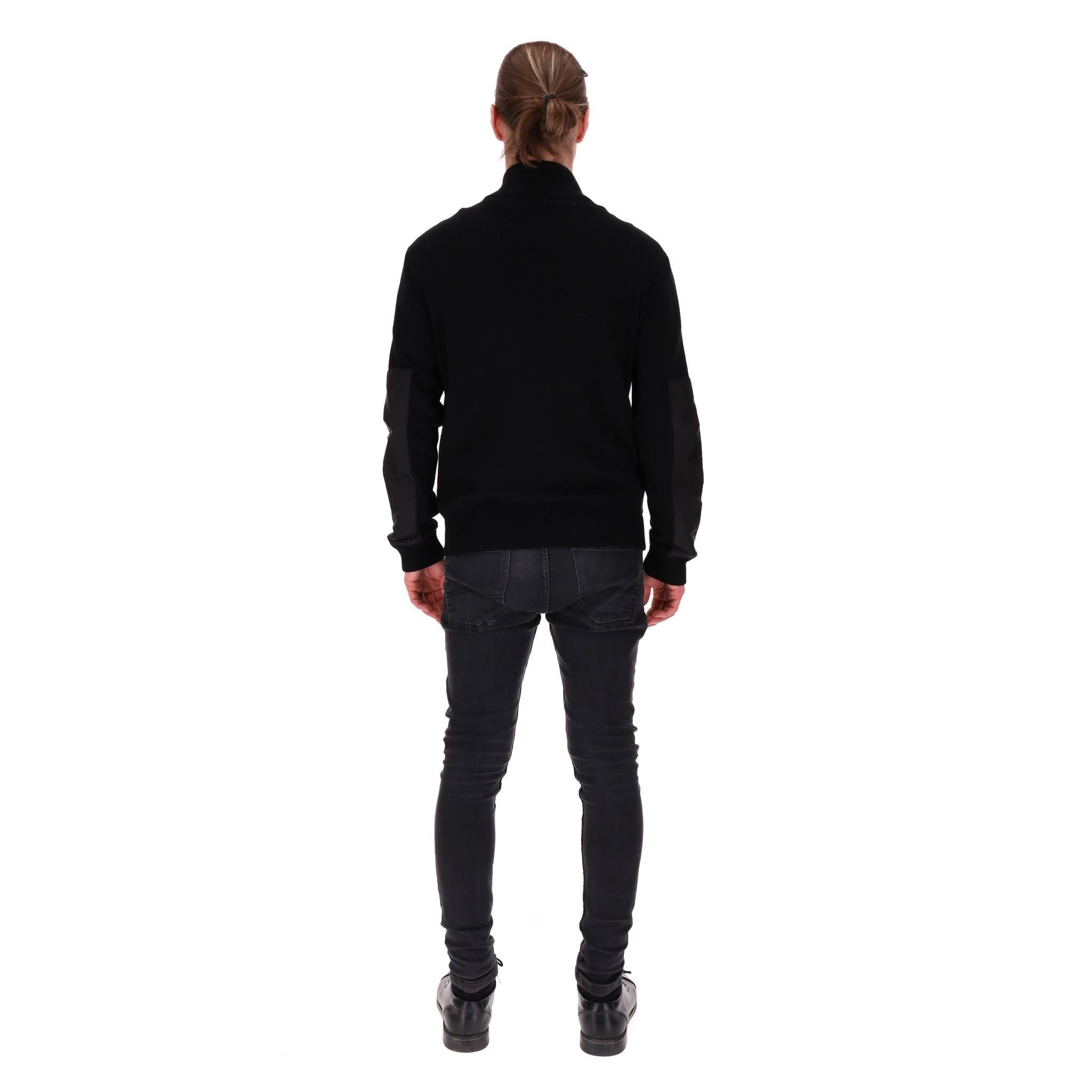 Prada Wool & Nylon Bomber Jacket In Excellent Condition For Sale In London, GB
