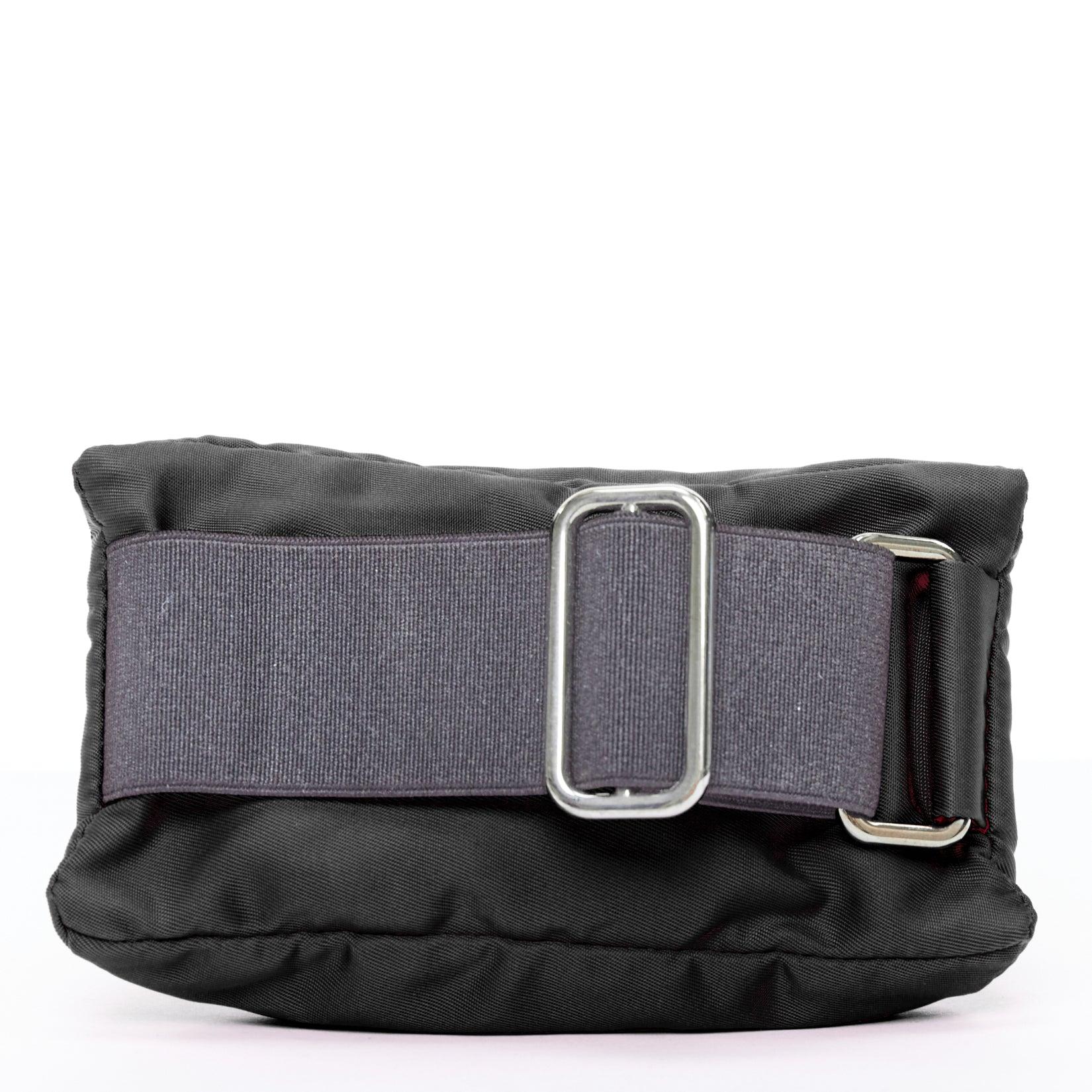 PRADA Wrist Pouch black tessuto nylon triangle logo arm bag In Excellent Condition In Hong Kong, NT