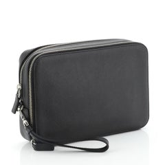 Prada Wristlet Travel Organizer Saffiano Leather