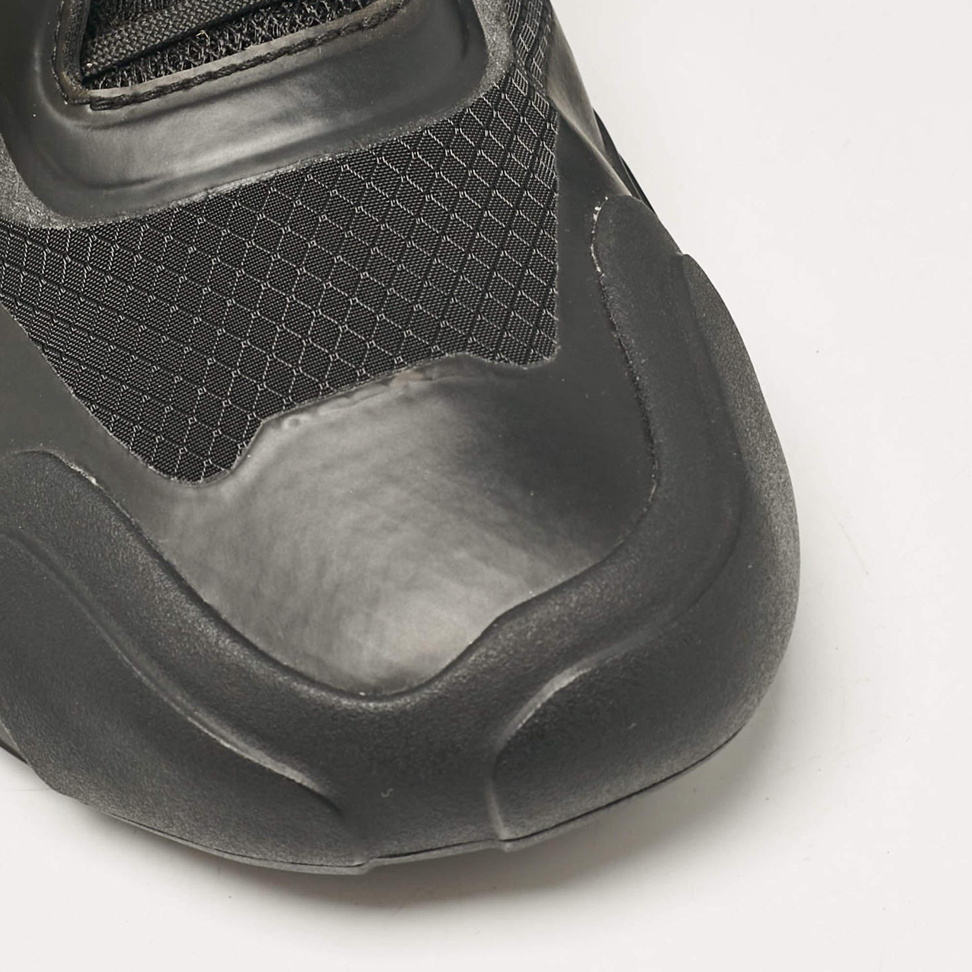 Prada x Adidas Black Nylon Luna Rossa Sneakers Size 36 2/3 3