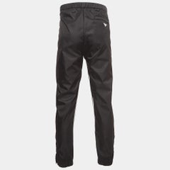 Prada X Adidas Black Re-Nylon Track Pants L