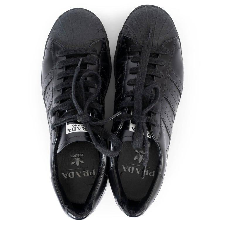 PRADA x ADIDAS Cuero negro 2020 Zapatillas SUPERSTAR en venta