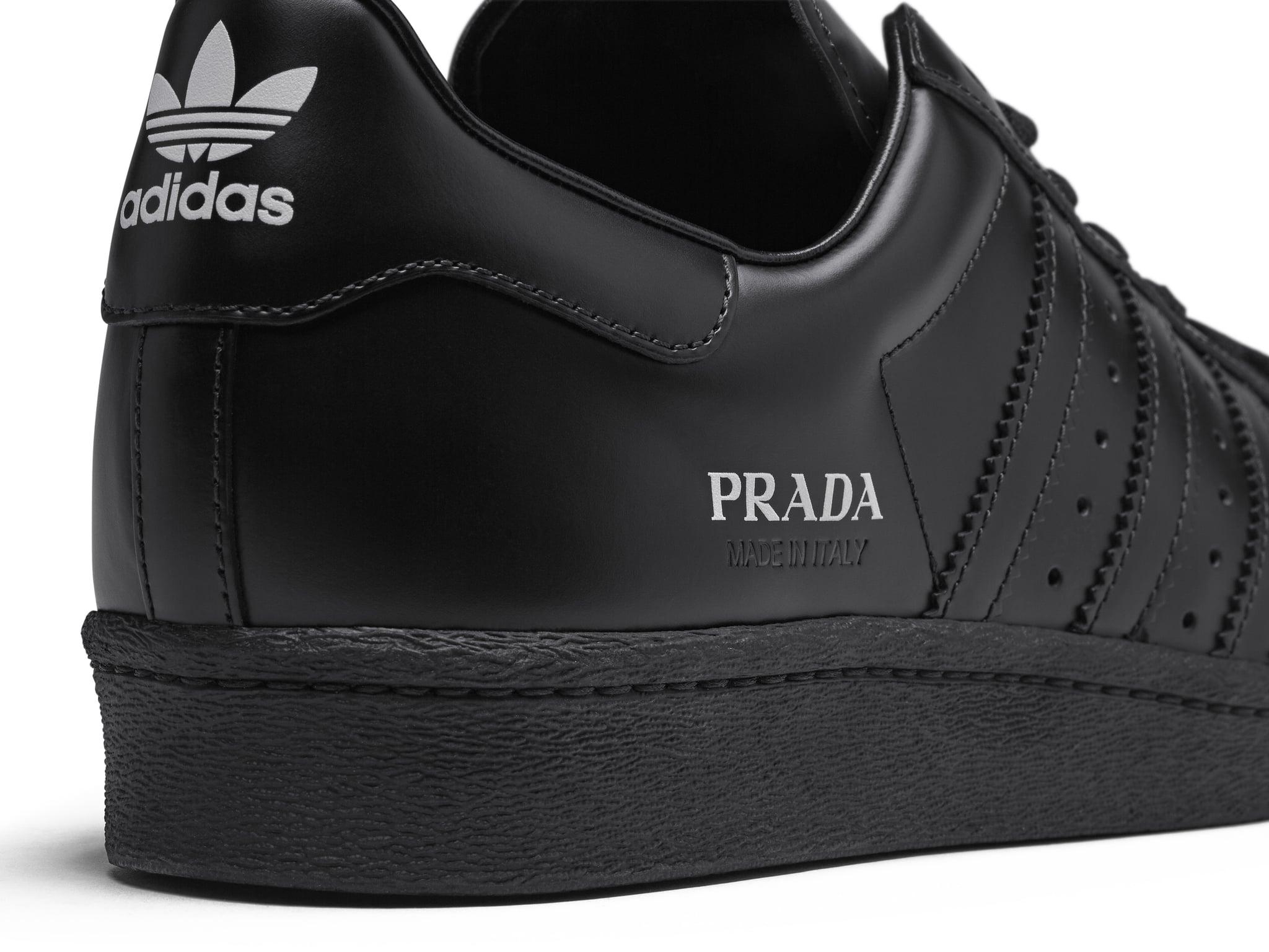 Men's Prada x Adidas Originals Black Prada Edition Superstar Sneaker Size 11