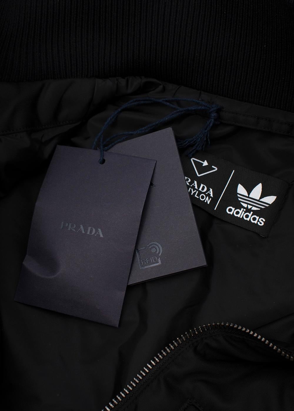 Prada x Adidas Re-Nylon Track Jacket & Joggers For Sale 5