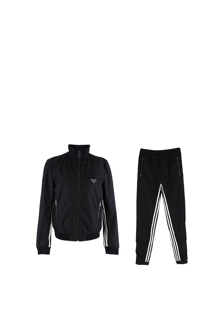 Prada x Adidas Re-Nylon Track Jacket and Joggers For Sale at