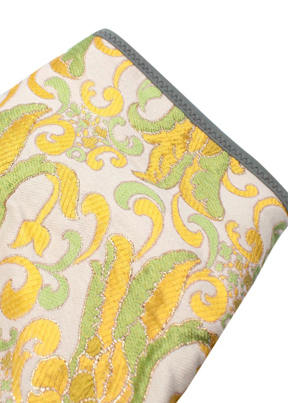 Coates in jacquard giallo e verde di Prada - US 6 3