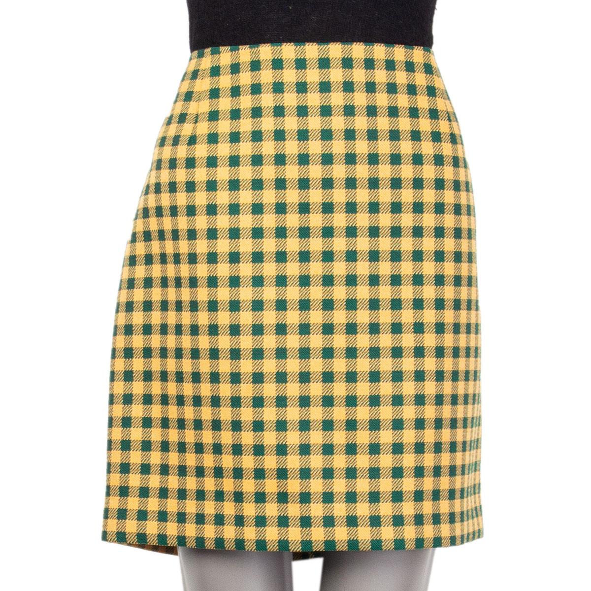 prada green skirt