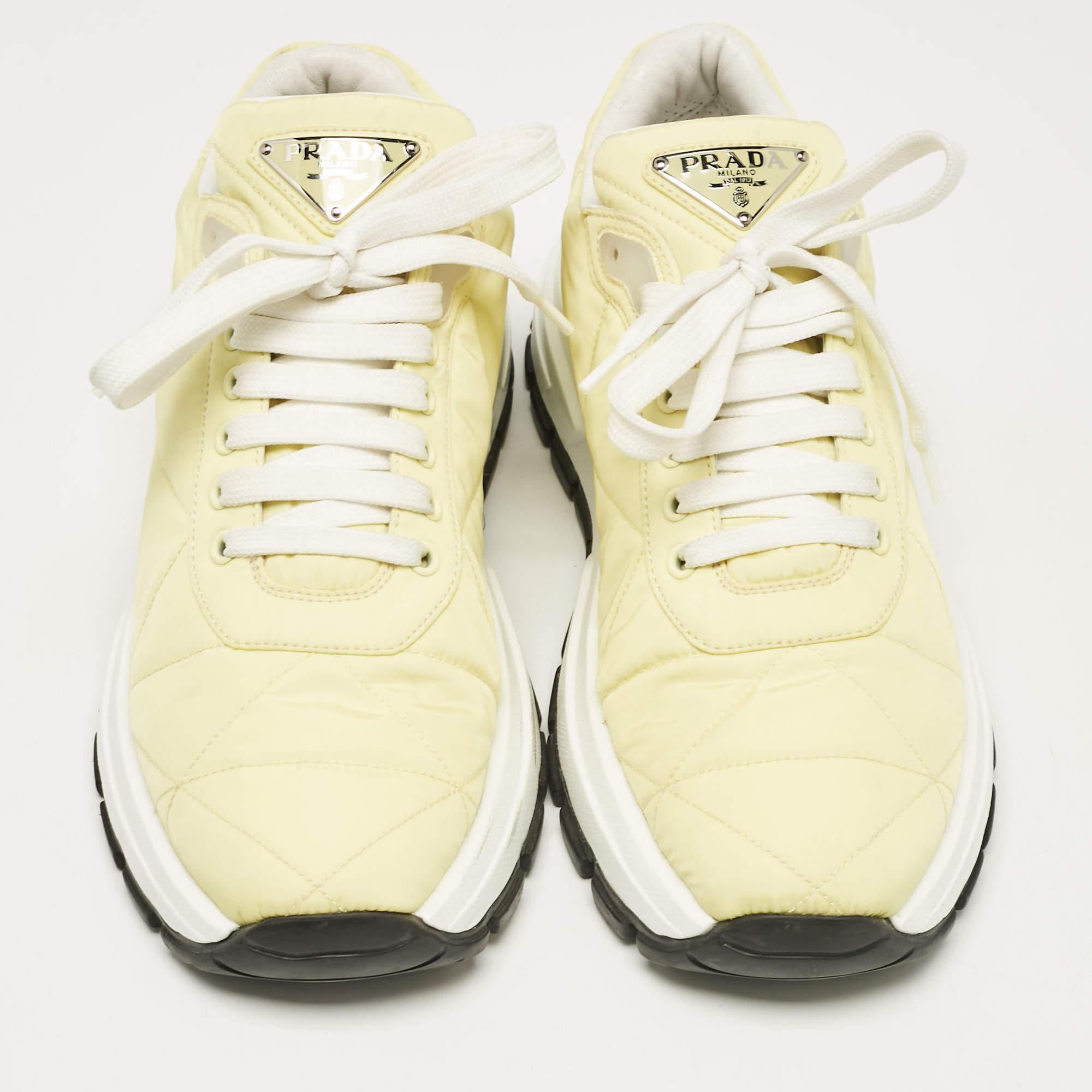 Add a statement appeal to your outfit with these sneakers. Made from premium materials  they feature lace up vamps and relaxing footbeds. The durable sole of this pair aims to provide you with everyday ease.