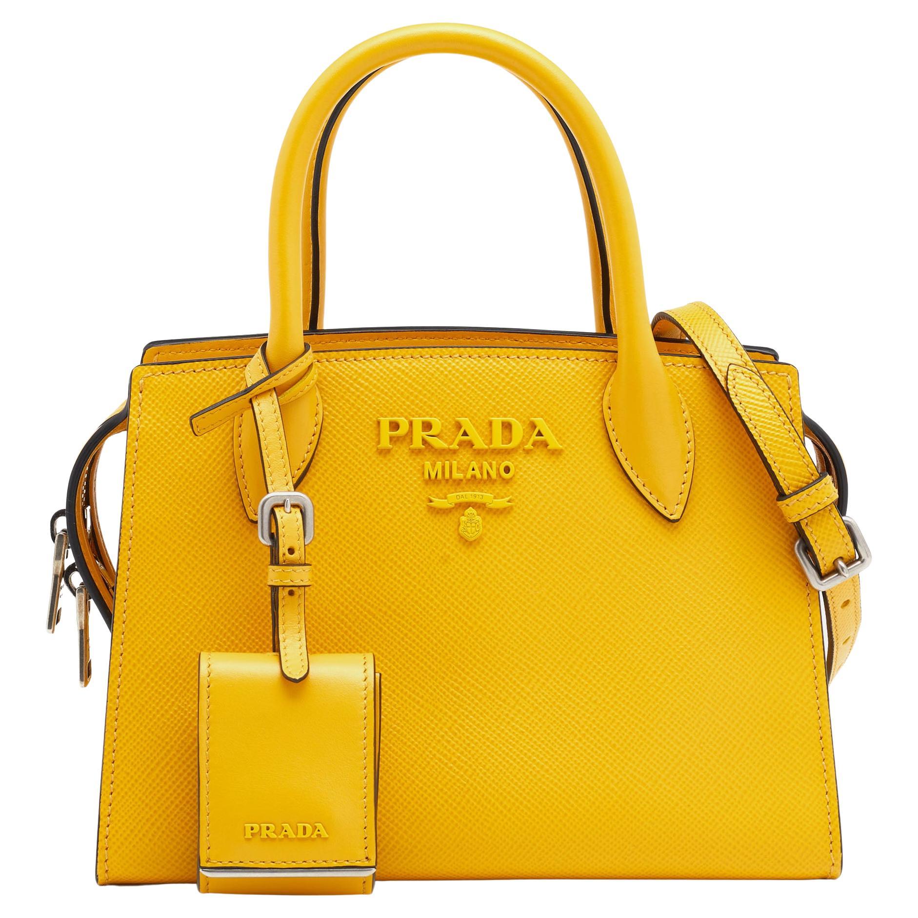 Prada Monochrome Chain Flap Bag Saffiano Leather Small at 1stDibs  prada  saffiano flap bag, prada bag with coin purse, prada mini pouch