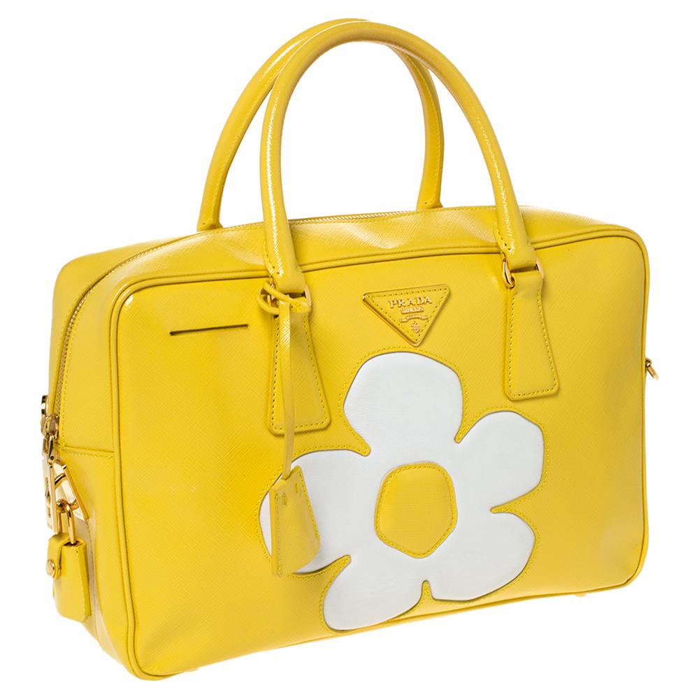 prada yellow bag
