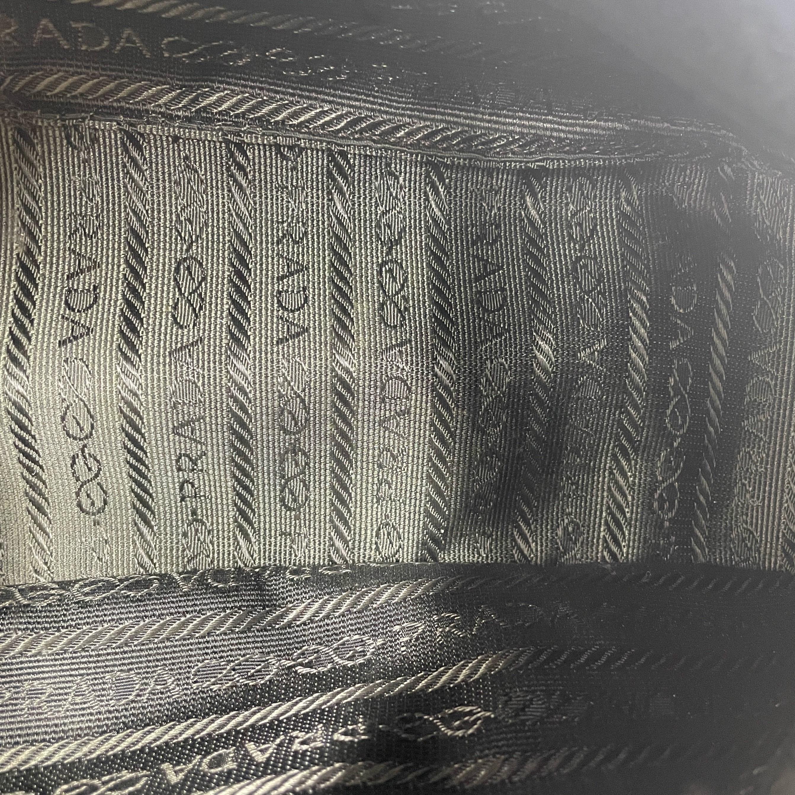 Prada - Borsa a tracolla in pelle di vitello con stampa a zebrano in vendita 3