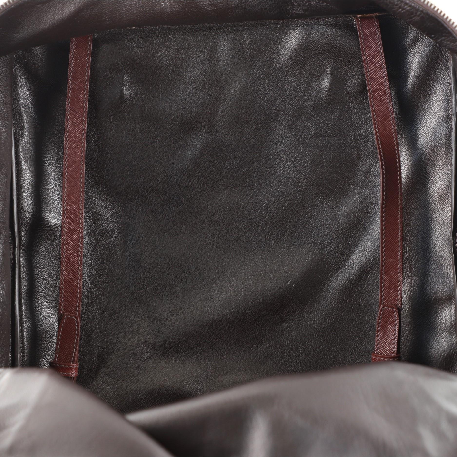 Women's or Men's Prada Zip Around Briefcase Saffiano Leather Tall