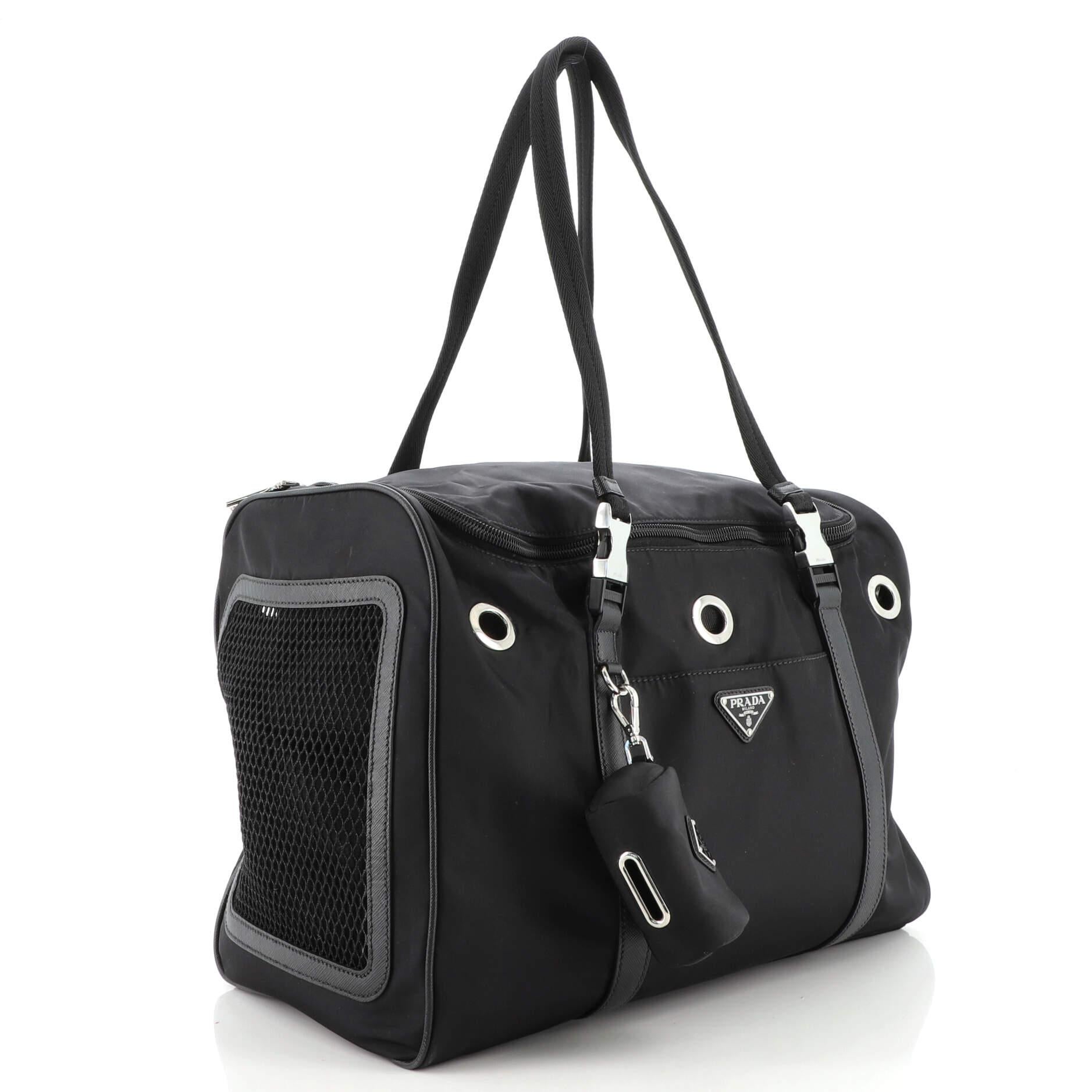 Prada online pet carrier