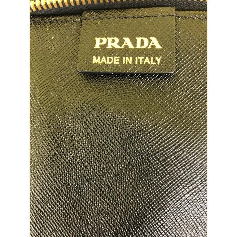 Prada Zip Around Portfolio Saffiano Leather at 1stDibs | prada ...