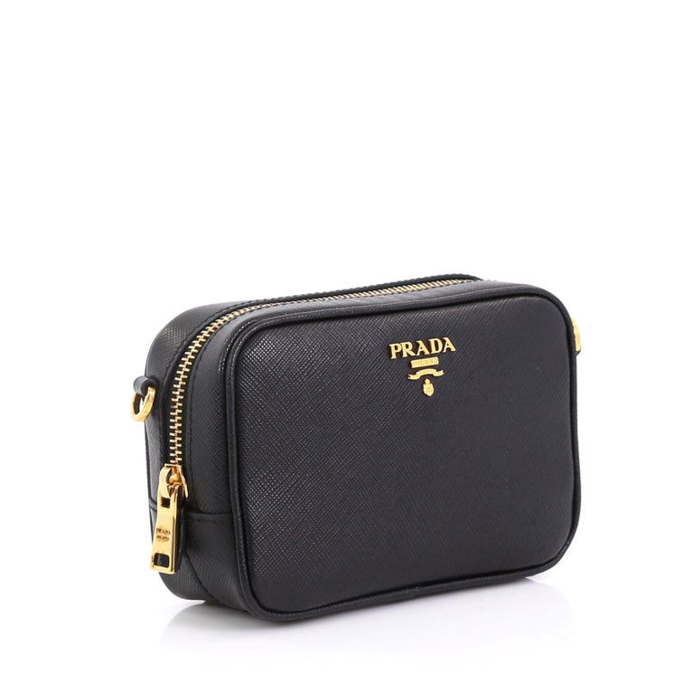 Prada Zip Crossbody Bag Saffiano Leather Mini at 1stDibs prada