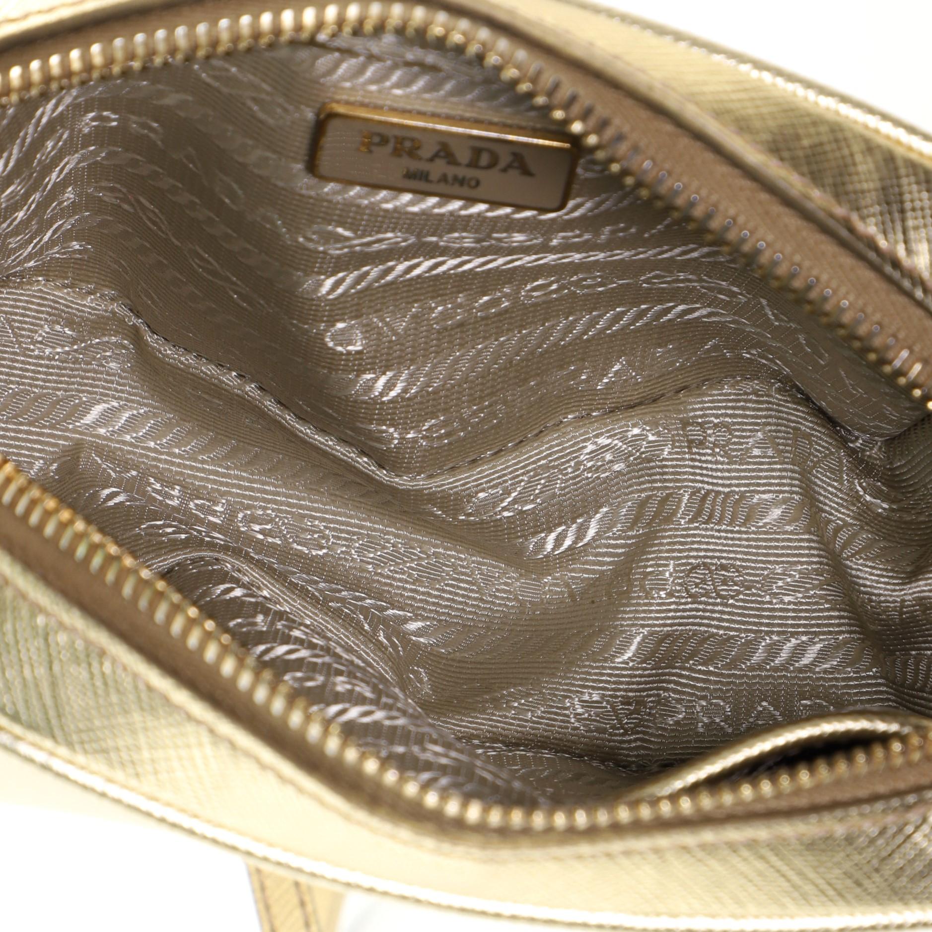 Prada Zip Crossbody Bag Saffiano Leather Mini 1