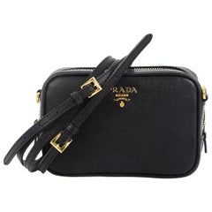 Prada Zip Crossbody Bag Saffiano Leather Mini