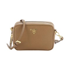 Prada Zip Crossbody Bag Saffiano Leather Mini