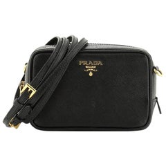 Prada Zip Crossbody Bag Saffiano Leather Small