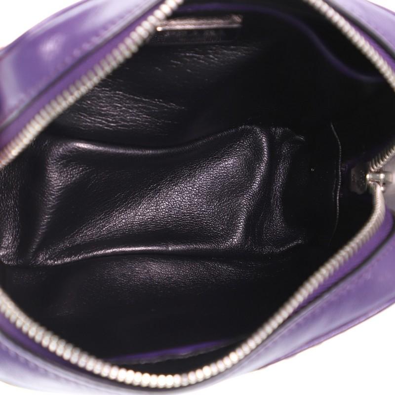Women's or Men's Prada Zip Crossbody Bag Studded Soft Calfskin Mini