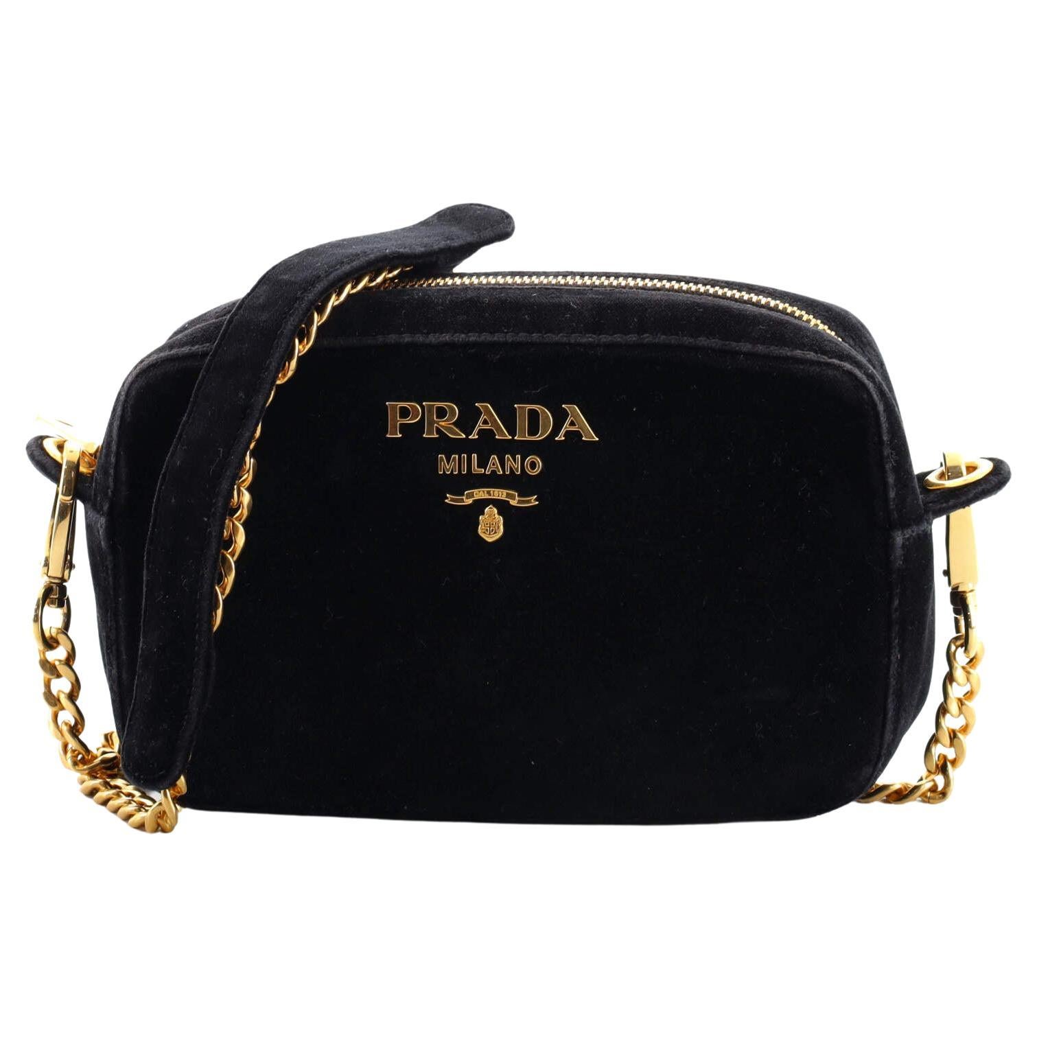Prada Double Zip Camera Bag Vitello Phenix Medium at 1stDibs prada