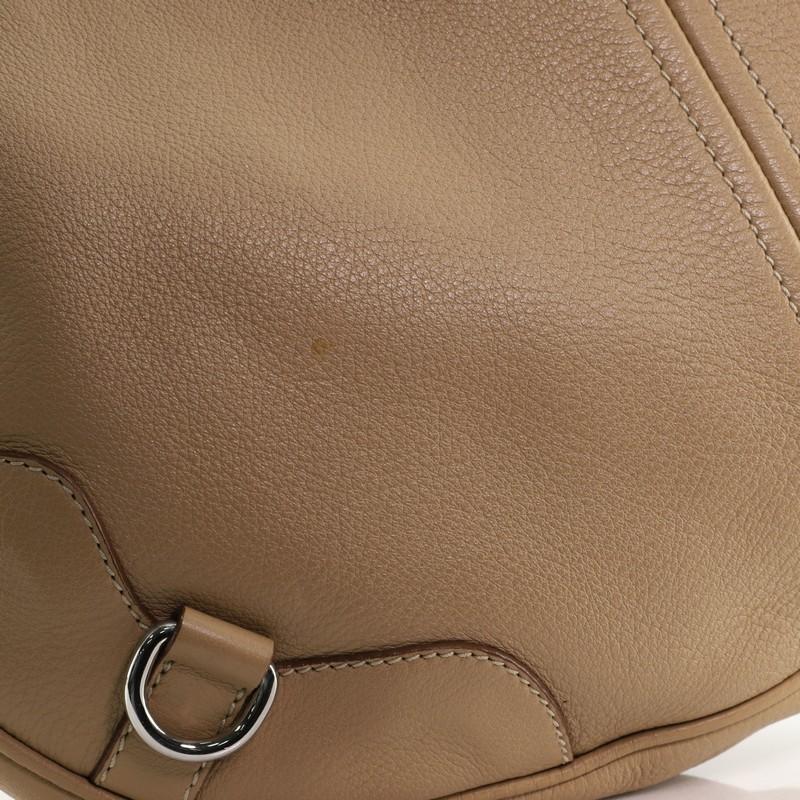 Prada Zip Messenger Bag Leather Medium 1