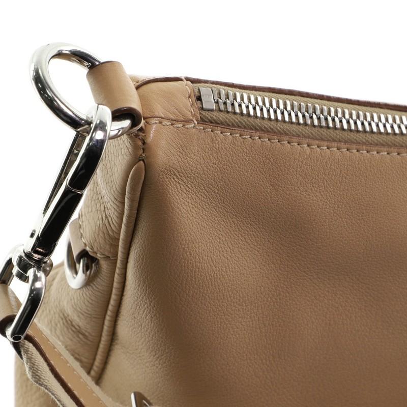 Prada Zip Messenger Bag Leather Medium 2