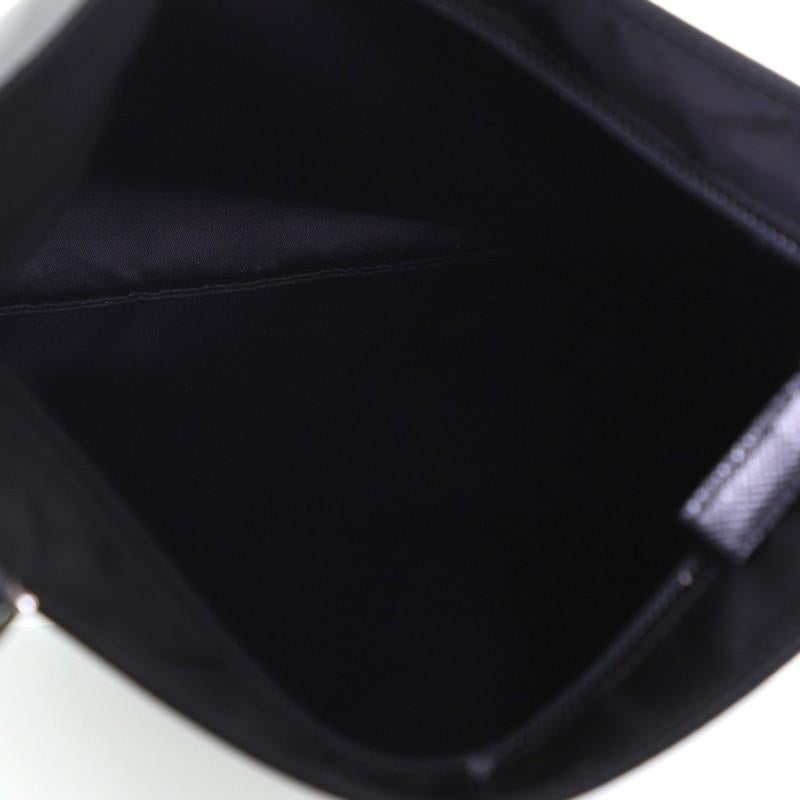 Women's or Men's Prada Zip Messenger Bag Tessuto Medium