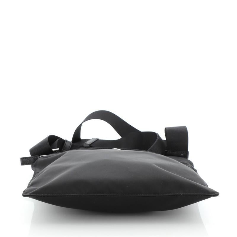 Women's or Men's Prada Zip Messenger Bag Tessuto Medium