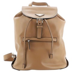 Prada Zip Pocket Backpack Soft Calfskin Medium
