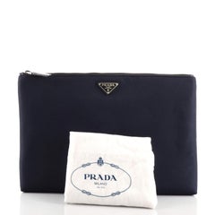 Prada Zip Pouch Tessuto Large