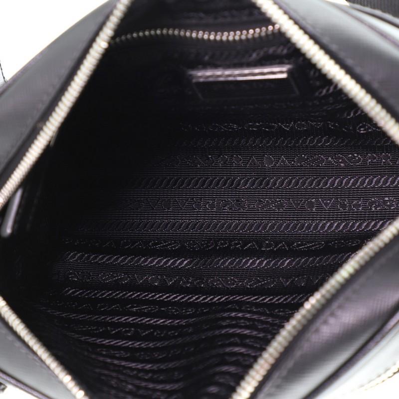 Prada Zip Waist Bag Saffiano Leather Small 1