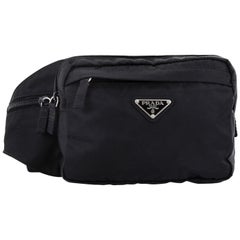 Prada Zip Waist Bag Tessuto Small