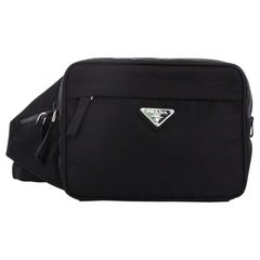 Prada Zip Waist Bag Tessuto Small