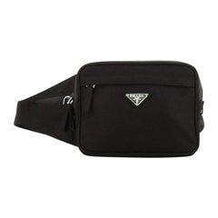 Prada Zip Waist Bag Tessuto Small