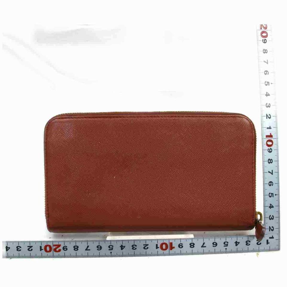 Prada Zippy Wallet Browns Leather 860339 5