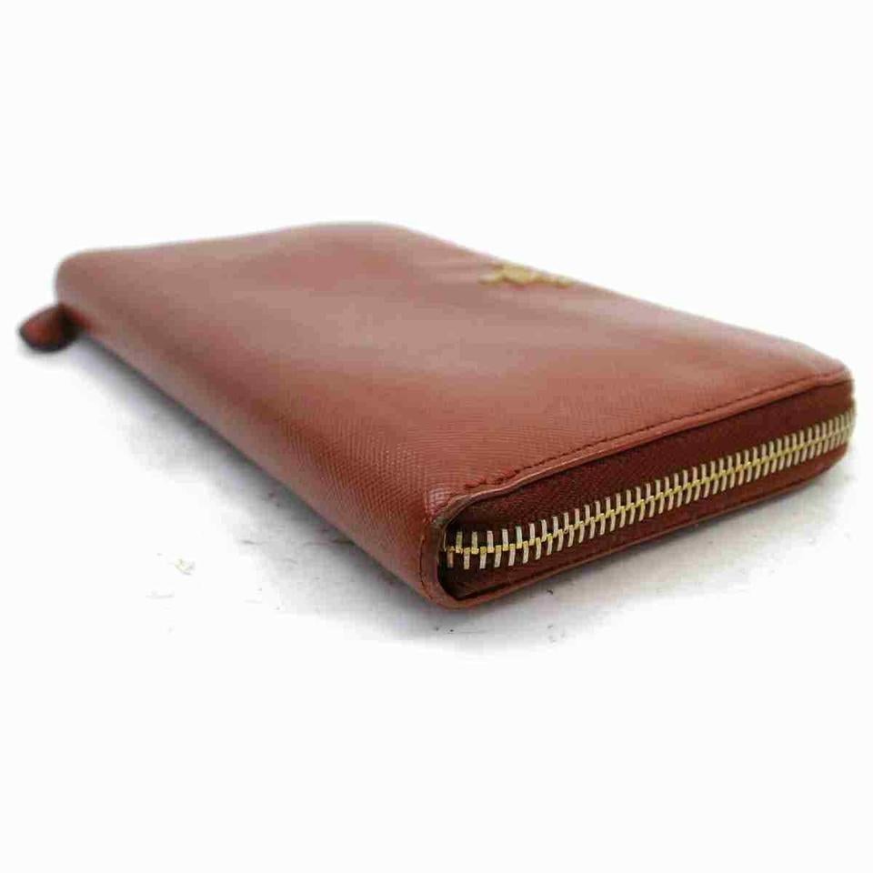 Prada Zippy Wallet Browns Leather 860339 6