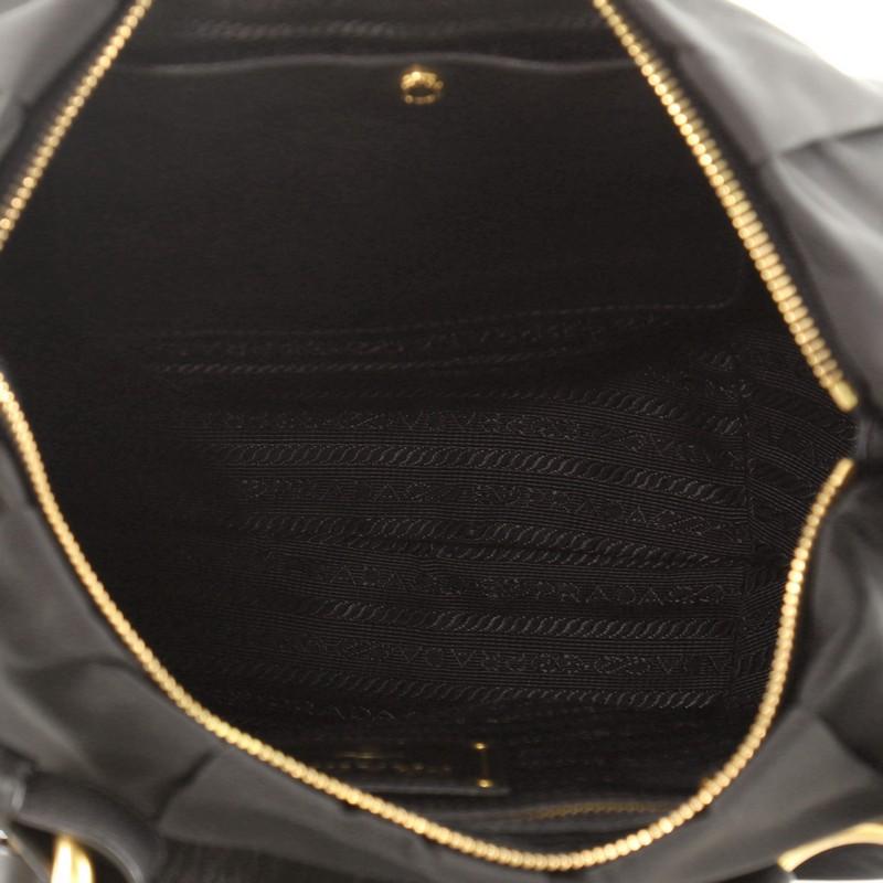 Women's or Men's PradaPleated Shoulder Bag Tessuto Medium